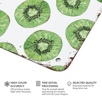 Amazon.co.jp: Kiwis Slices 水彩ポスター キッチン ウォール